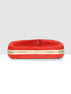 Luxe Radiant Pleat Clutch For Womens