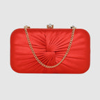 Luxe Radiant Pleat Clutch For Womens