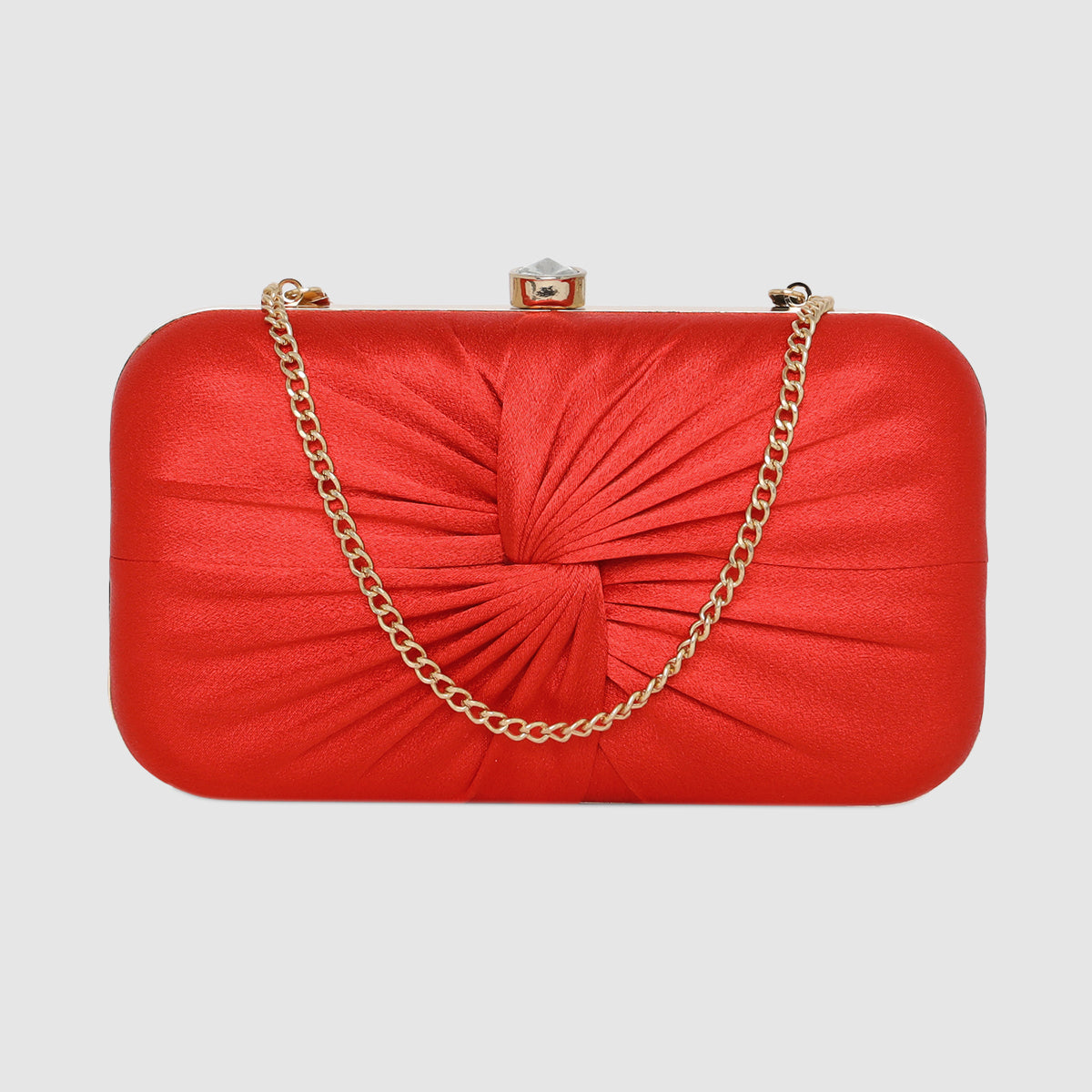 Luxe Radiant Pleat Clutch For Womens
