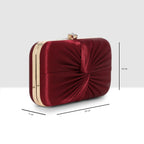 Luxe Radiant Pleat Clutch For Womens