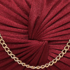 Luxe Radiant Pleat Clutch For Womens