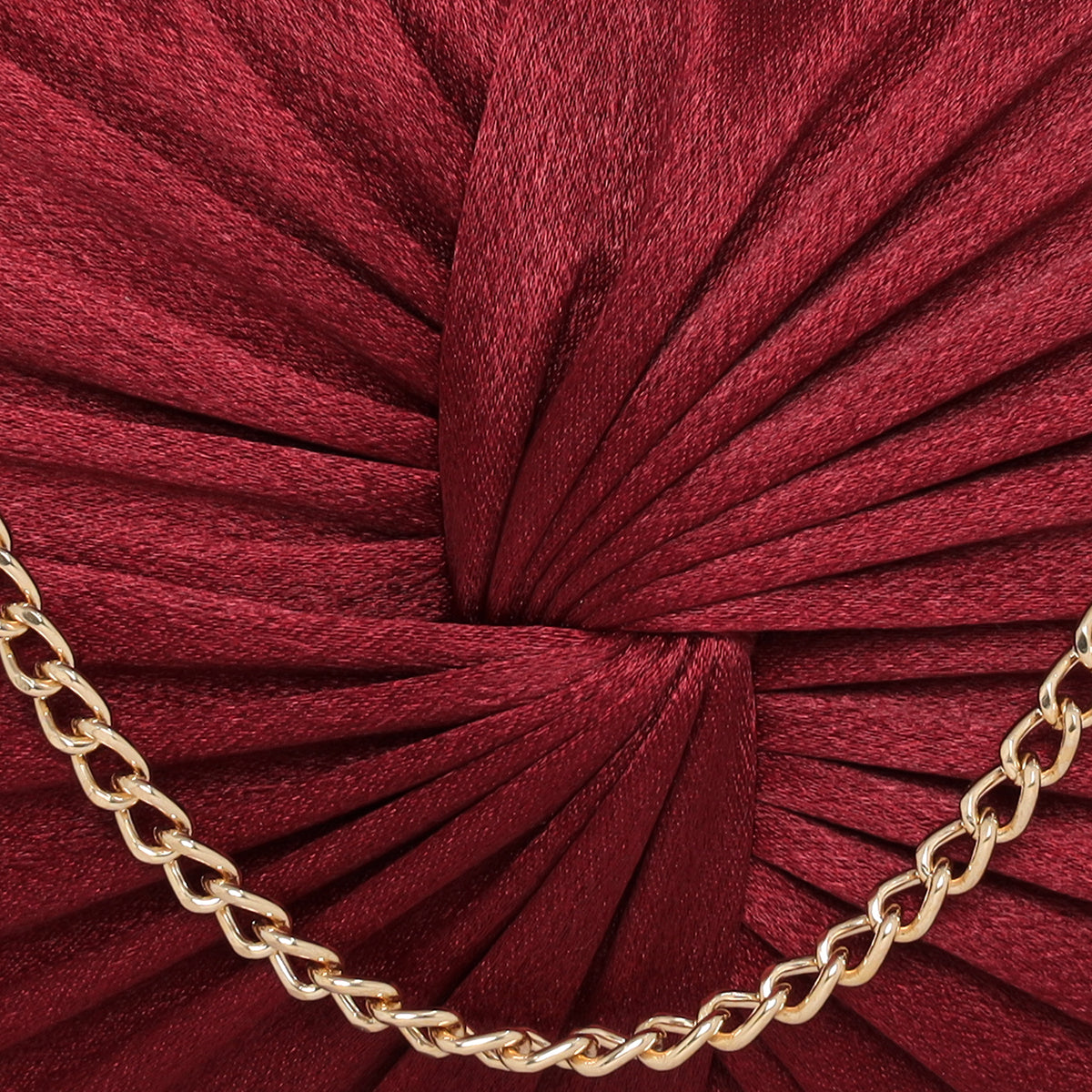 Luxe Radiant Pleat Clutch For Womens