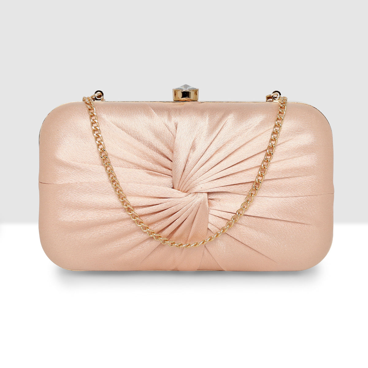 Luxe Radiant Pleat Clutch For Womens