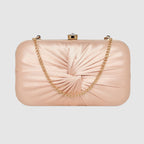Luxe Radiant Pleat Clutch For Womens