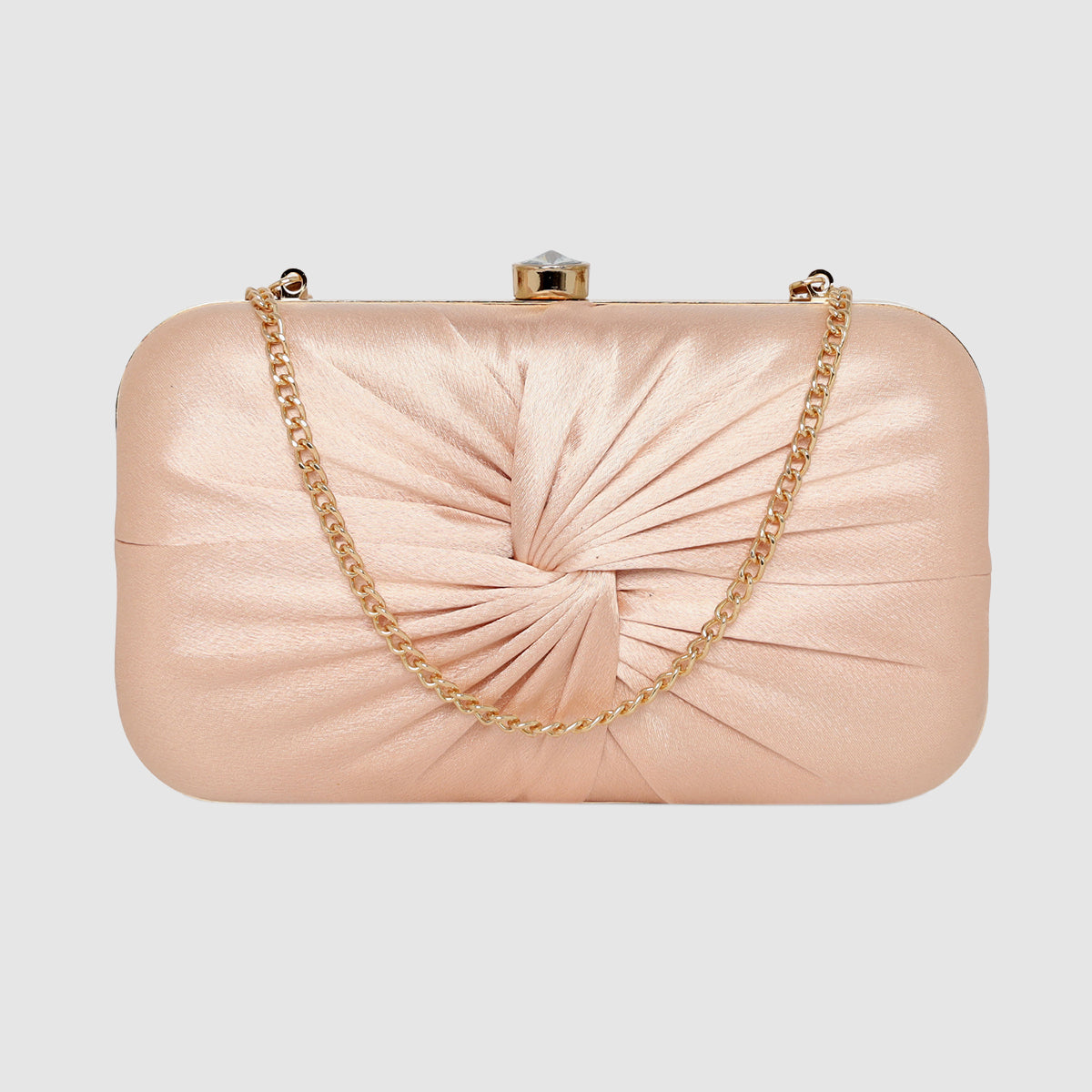Luxe Radiant Pleat Clutch For Womens