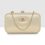 Glossy Grid Box Clutch For Womens
