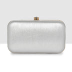 Glossy Grid Box Clutch For Womens