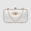 Glossy Grid Box Clutch For Womens