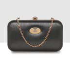Glossy Grid Box Clutch For Womens