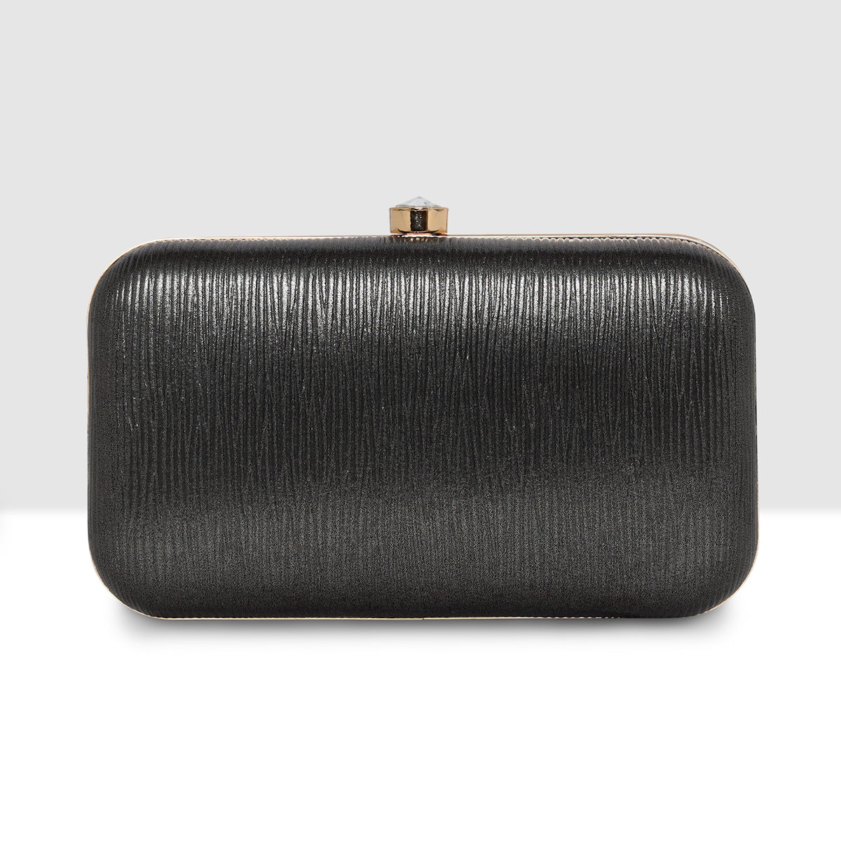 Glossy Grid Box Clutch For Womens