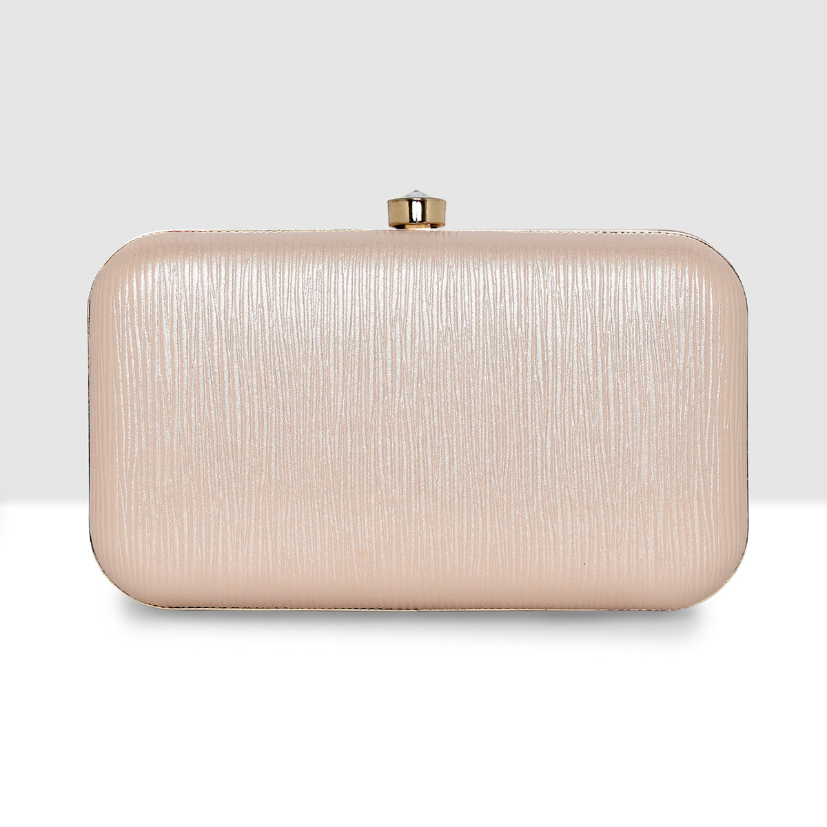 Glossy Grid Box Clutch For Womens
