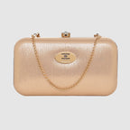 Glossy Grid Box Clutch For Womens