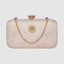 Glitter Leaf Frame Box Clutch For Womens