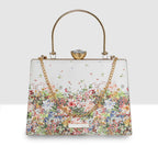Fresh Bloom Printed Box Clutch