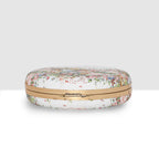 Imperial Bloom Round Clutch For Womens