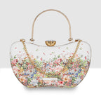 Petal Blossom Curve Clutch For Womens