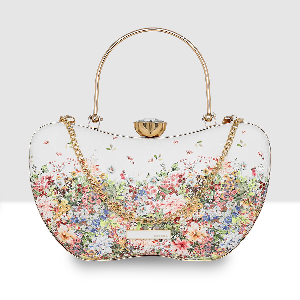 Petal Blossom Curve Clutch For Womens