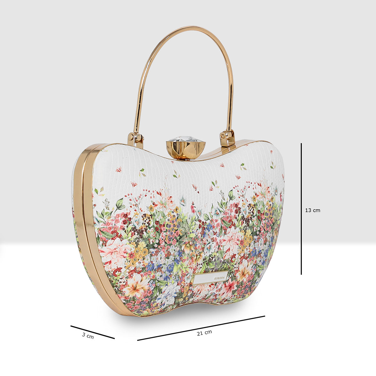 Petal Blossom Curve Clutch For Womens
