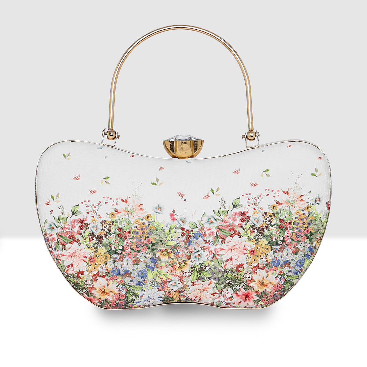 Petal Blossom Curve Clutch For Womens