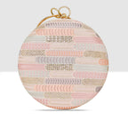 Blush Pastel Weave  Clutch For Womens