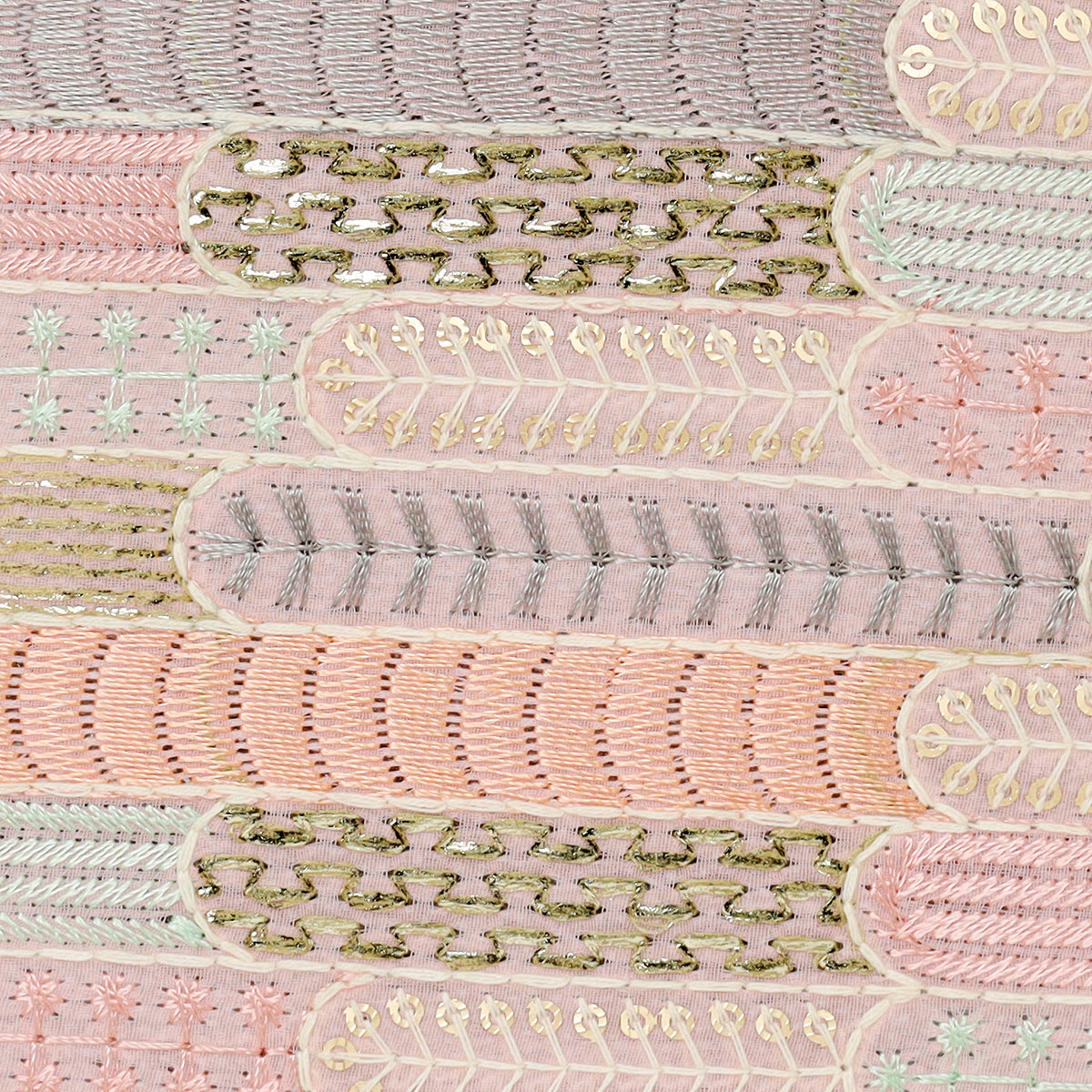 Blush Pastel Weave  Clutch For Womens