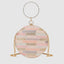 Blush Pastel Weave  Clutch For Womens