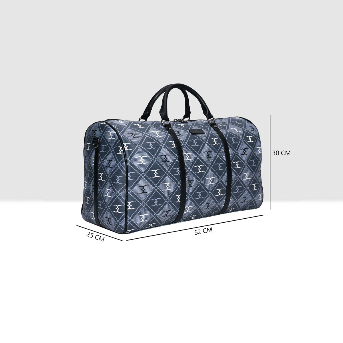 Logo Printed Weekender Travel Duffle Bag