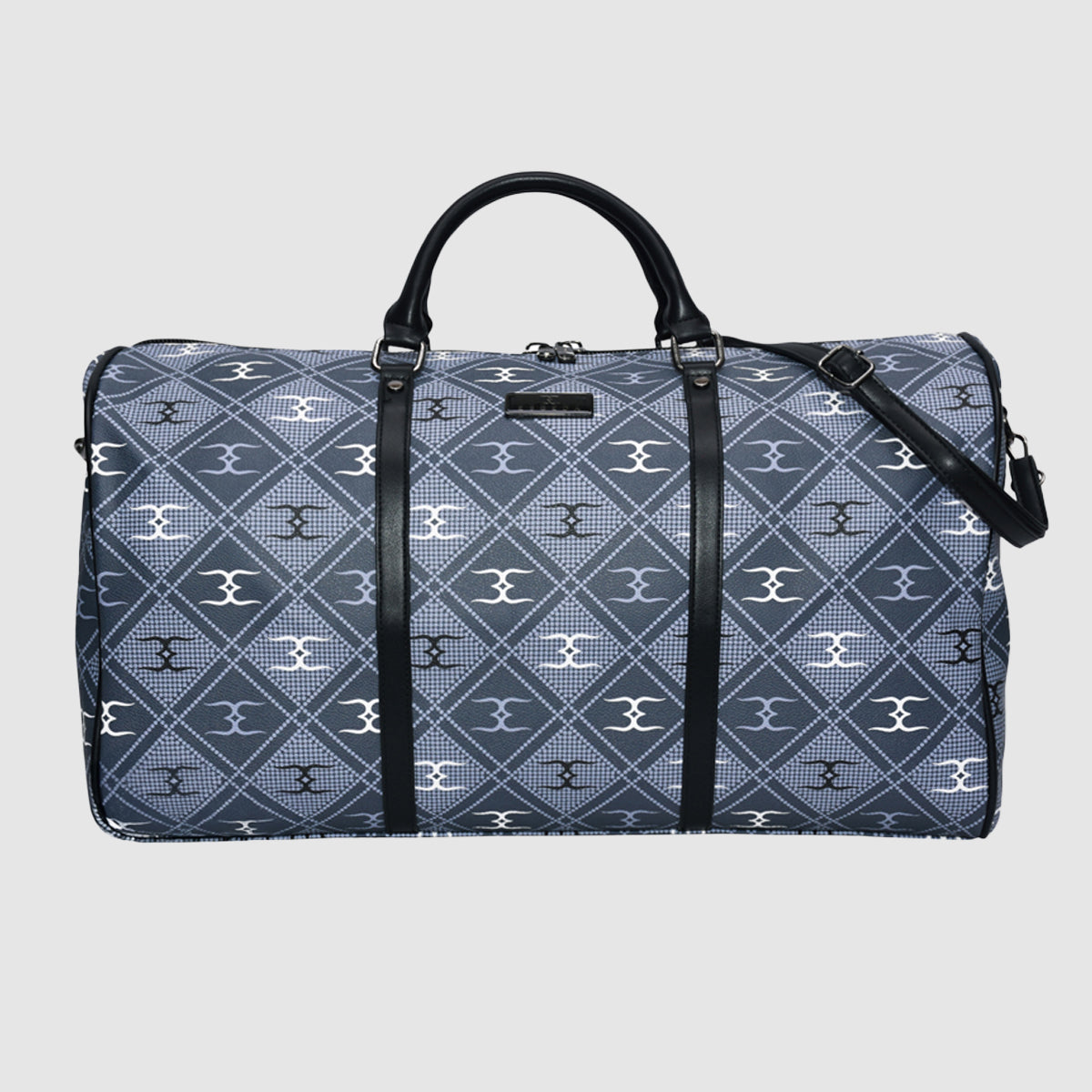 Logo Printed Weekender Travel Duffle Bag