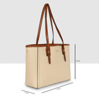 Signature Dual Tone Handbag For Womens