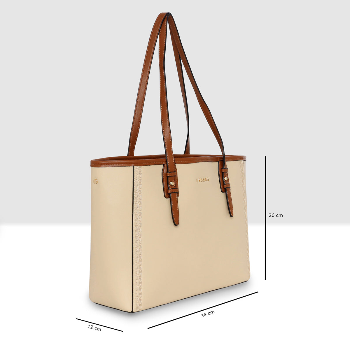 Signature Dual Tone Handbag For Womens