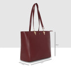 Ribbed Charm Detail Handbag For Womens