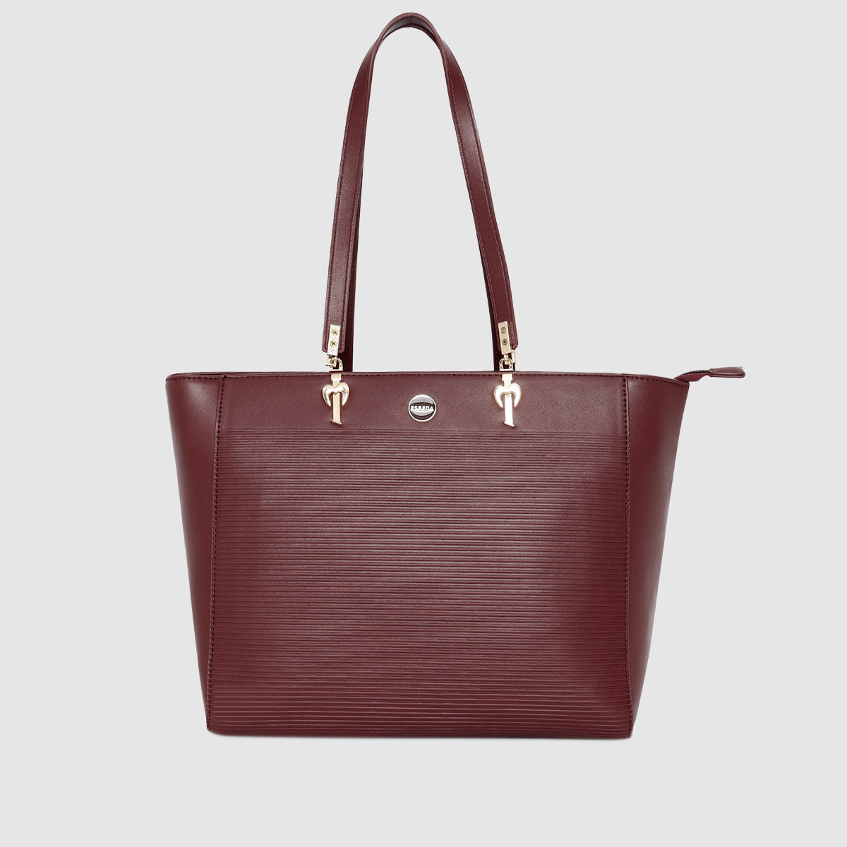 Ribbed Charm Detail Handbag For Womens