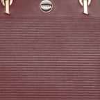 Ribbed Charm Detail Handbag For Womens