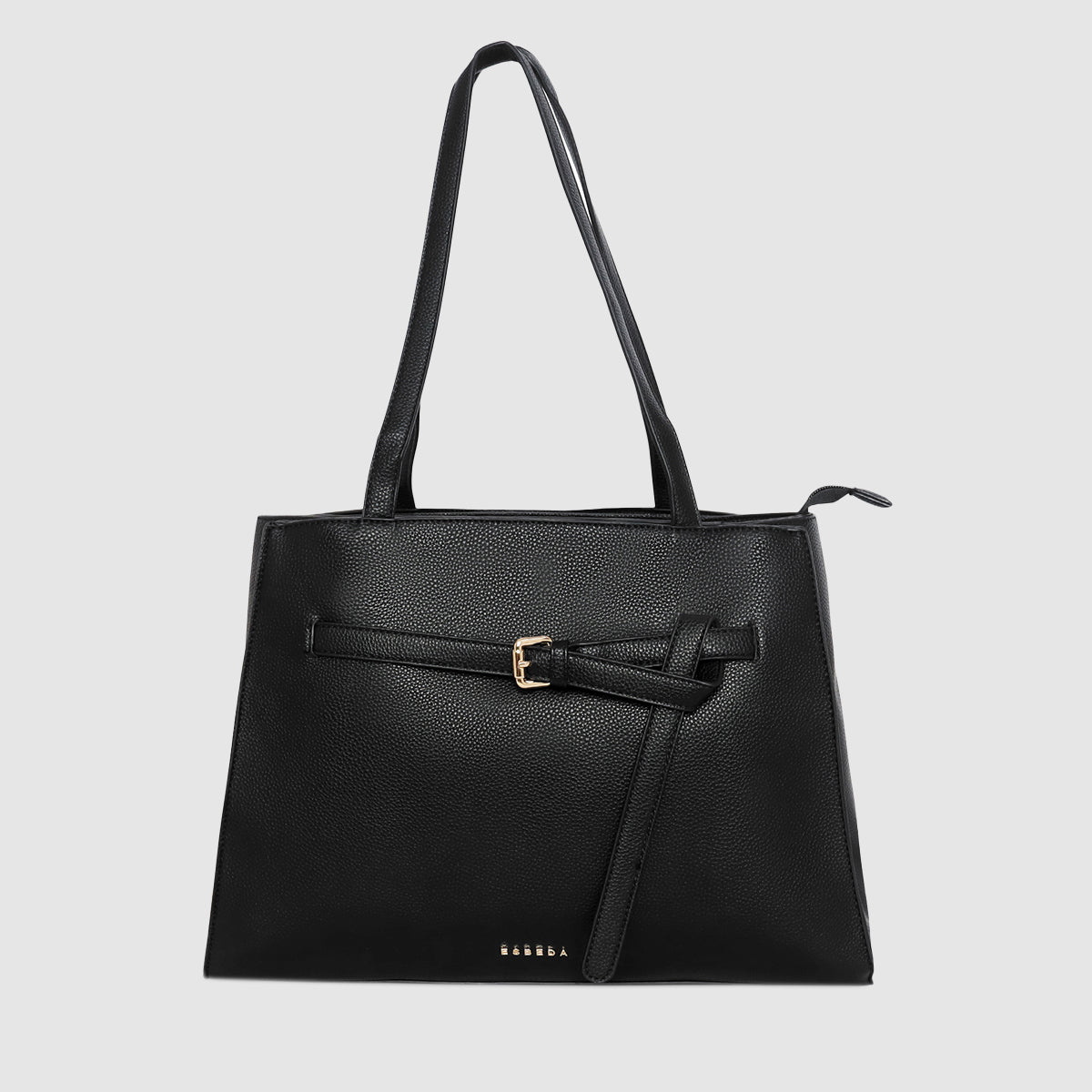 Buckle Strap Tri Compartment Handbag Main image