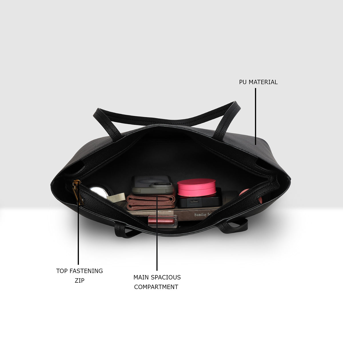 Stud Edge Classic Handbag