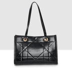 Quilted Gloss Charm Handbag For Womens