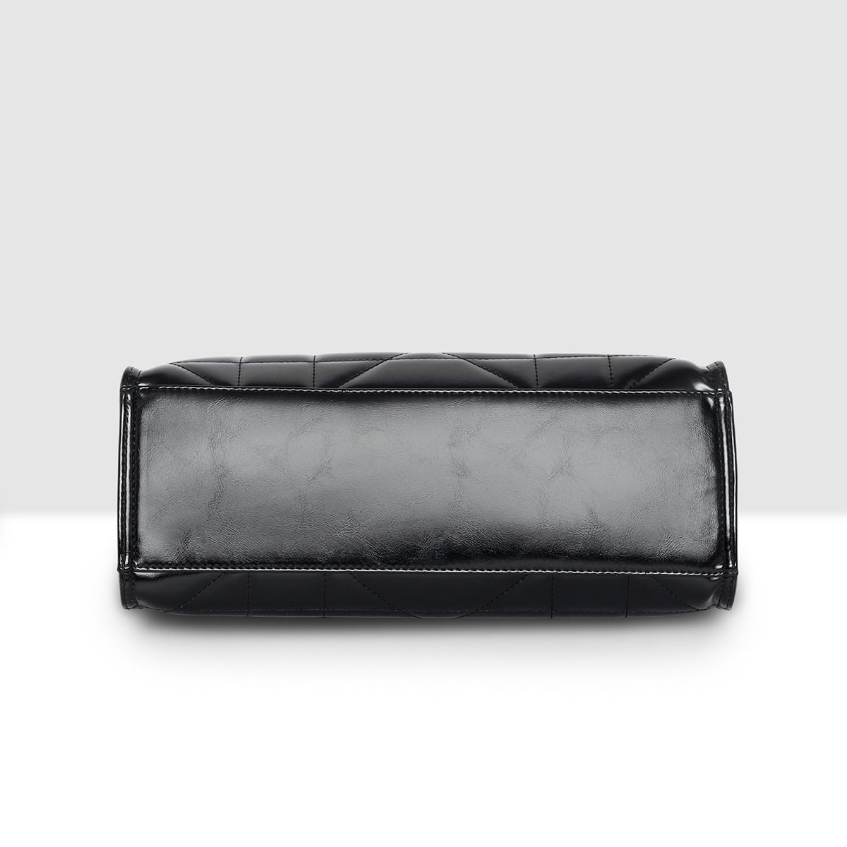 Quilted Gloss Charm Handbag For Womens