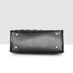 Luxe Quilted Top Handle Bag For Womens