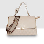 Luxe Quilted Top Handle Bag For Womens