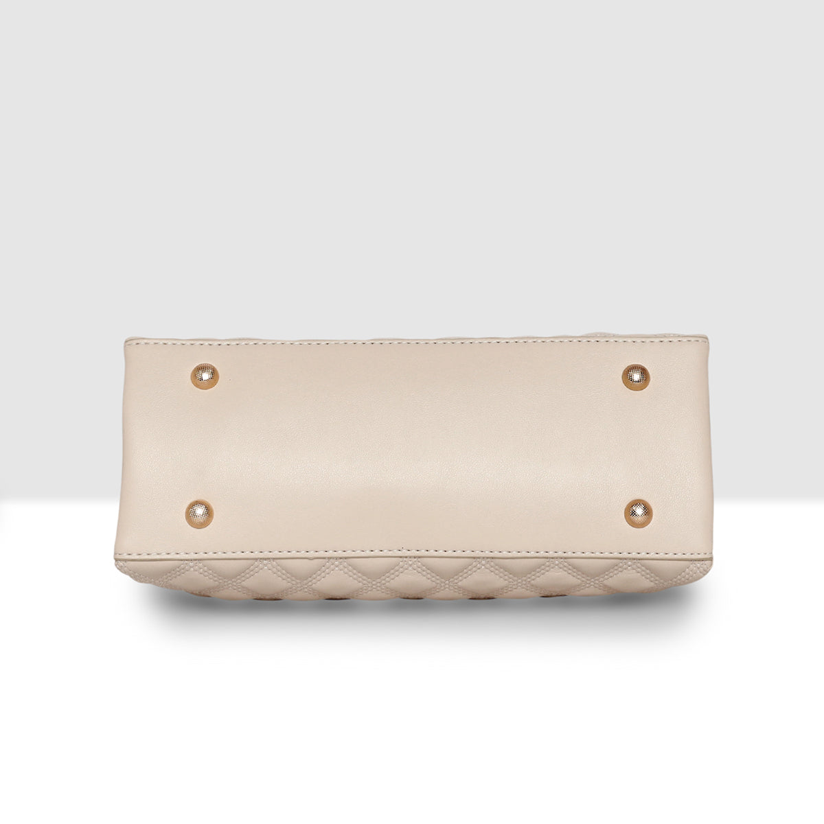 Luxe Quilted Top Handle Bag For Womens