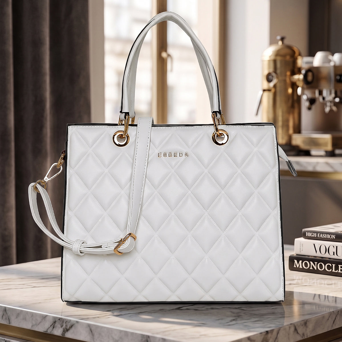 Trendline Quilted Handbag For Womens