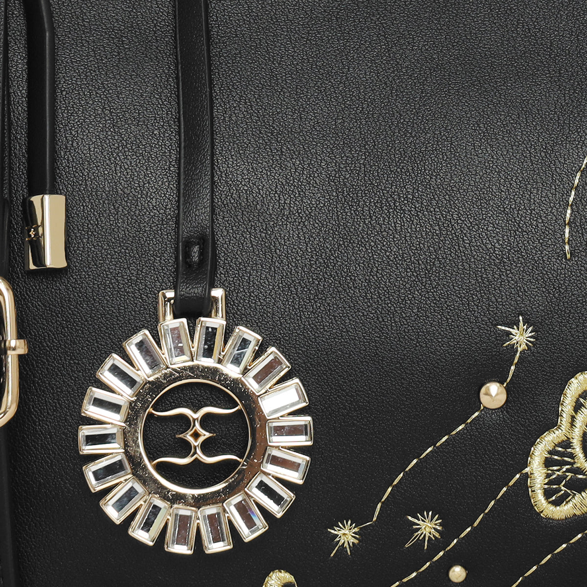 Celestial Butterfly Embroidered Handbag For Womens