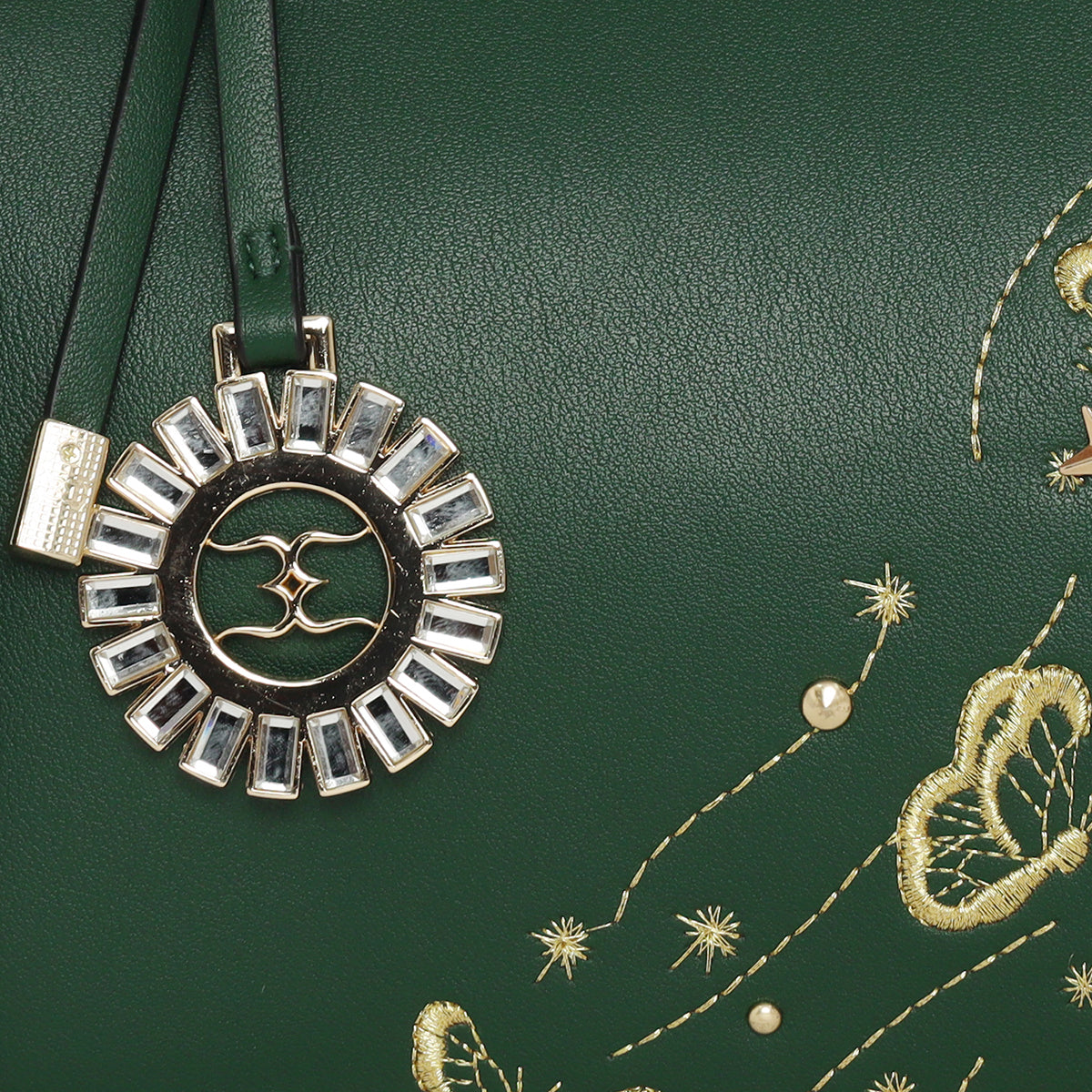 Celestial Butterfly Embroidered Handbag For Womens
