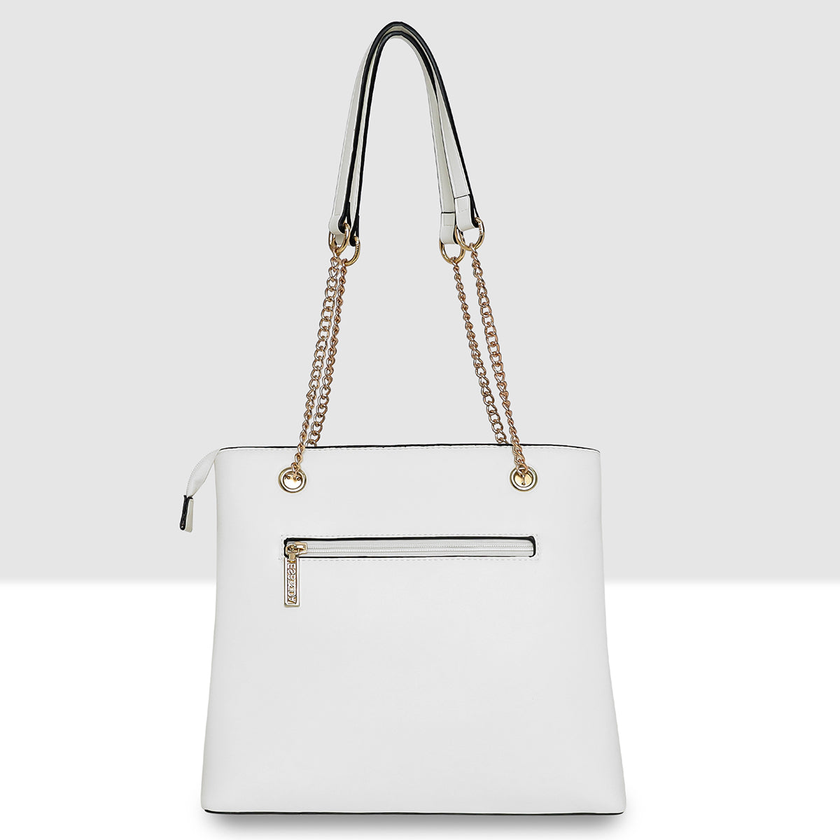 Quilted Chain Accent Handbag For Womens