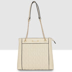 Quilted Chain Accent Handbag For Womens