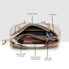 Quilted Chain Accent Handbag For Womens