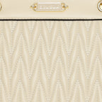 Quilted Chain Accent Handbag For Womens