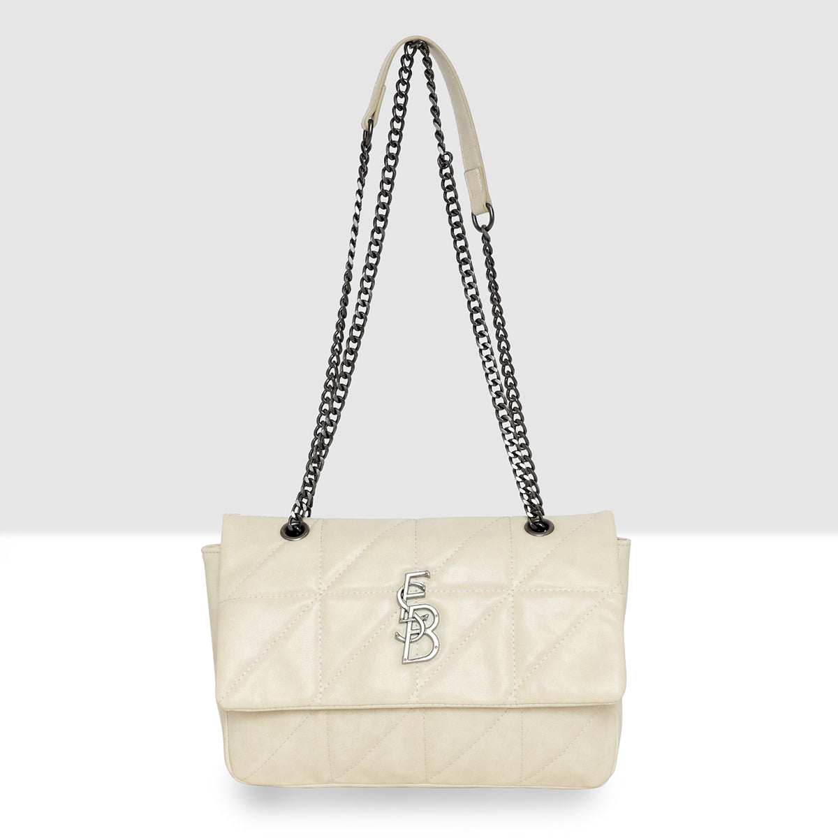 Vintage Quilted Flap Slingbag For Womens