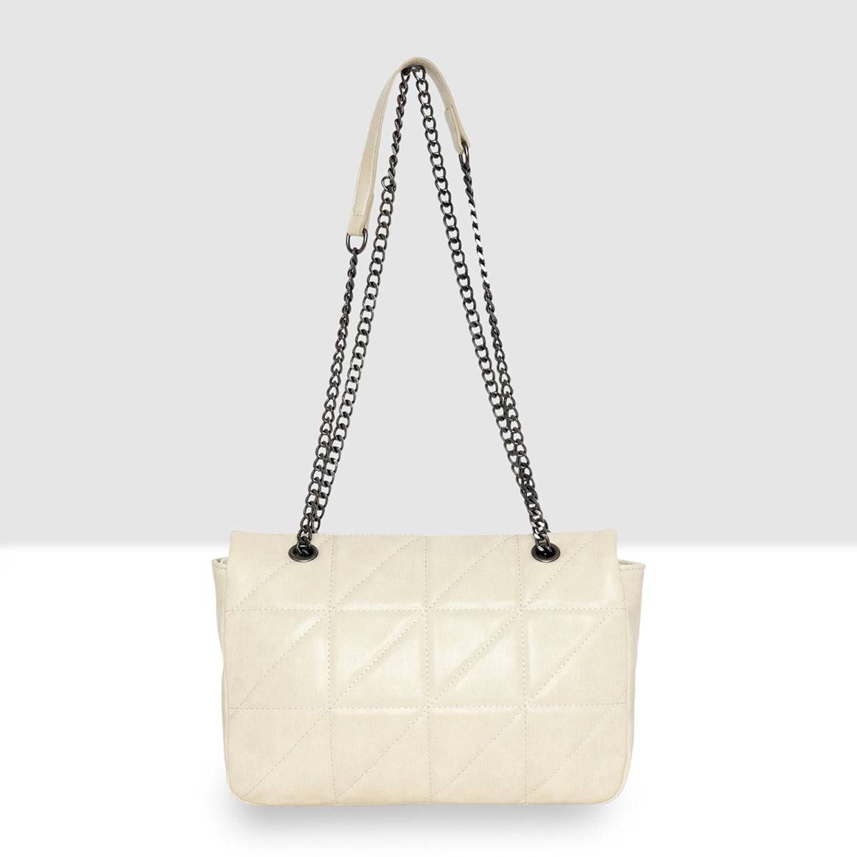 Vintage Quilted Flap Slingbag For Womens