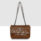 Vintage Quilted Flap Slingbag For Womens